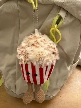 Plush Cupcake Keychain Bag Charm - Red & Cream Kawaii Aesthetic Gift